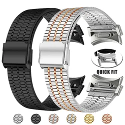 Metal Strap for Samsung Galaxy Watch 6 Classic 47mm 43mm Belt Bracelet Galaxy Watch Series 7 5 6 40mm 44mm Stainless Steel Band
