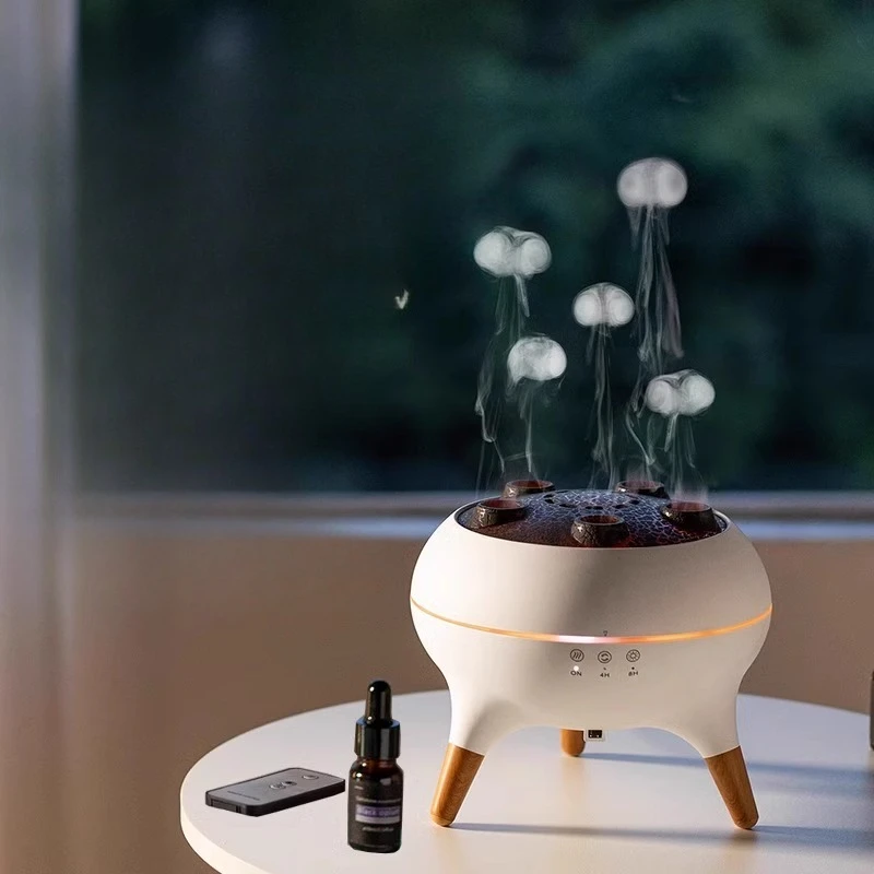 

Jellyfish humidifier, smoke ring aromatherapy machine, home bedroom silent desktop birthday gift