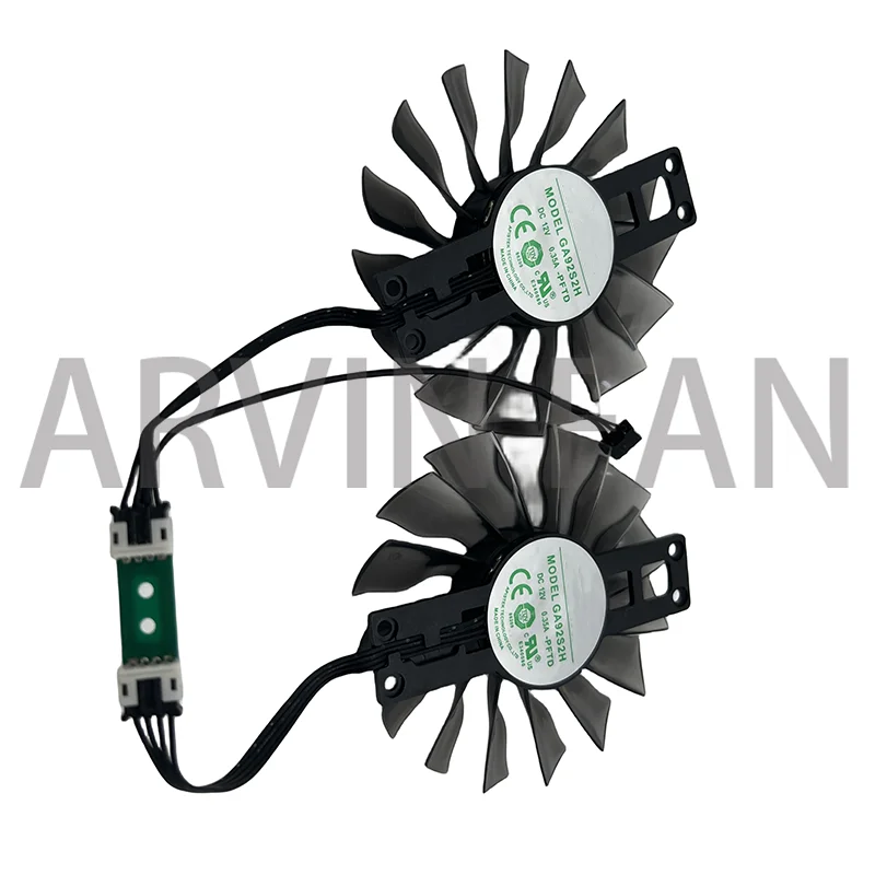 Ventilador para tarjetas de vídeo, Enfriador de GPU, 90MM, para GTX 1060, GTX1060 Gainward, FD9015U12S GA92S2H, Juego de 2 unidades