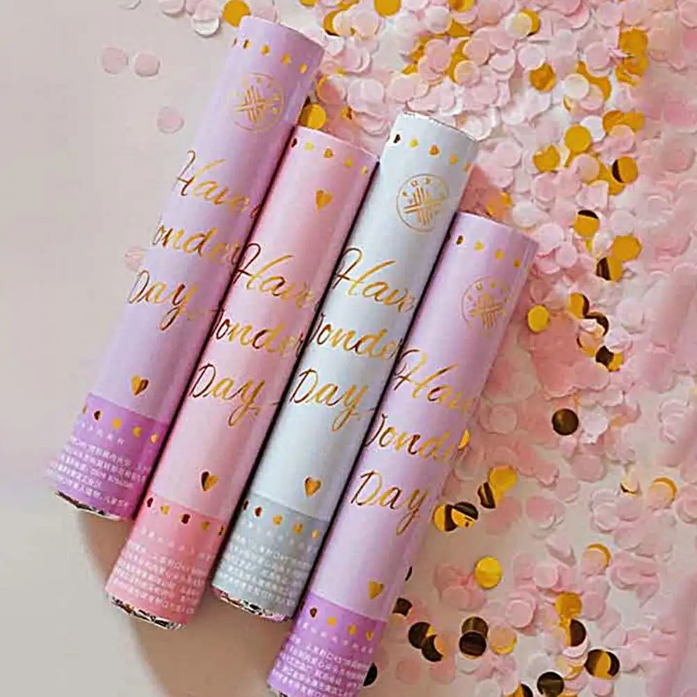 Great Confetti Poppers Ultra Thin Confetti Salute Charming Fantastic Opening Celebration Confetti Popper