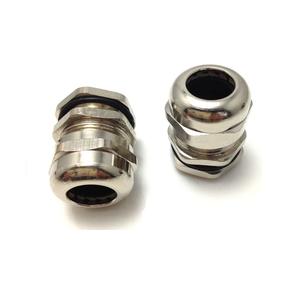 Waterproof Cable Gland M72 M80 M88 M90 M100 Metal Joint Use For Box Nickel Plated Brass IP68 Seal Jiont Fit 42-84mm