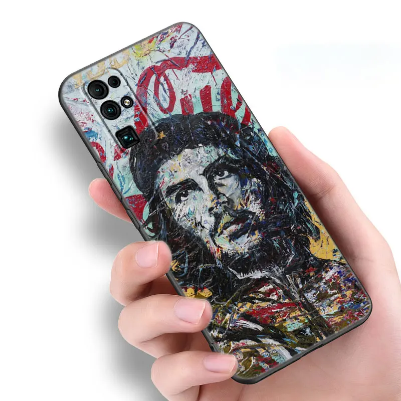 Che Guevara Phone Case For Huawei Honor 60 50 Mate 40 30 20 10 Lite Nova 9 8 Pro 7 SE Y60 30S 8i 7i 5T Premium Black Cover