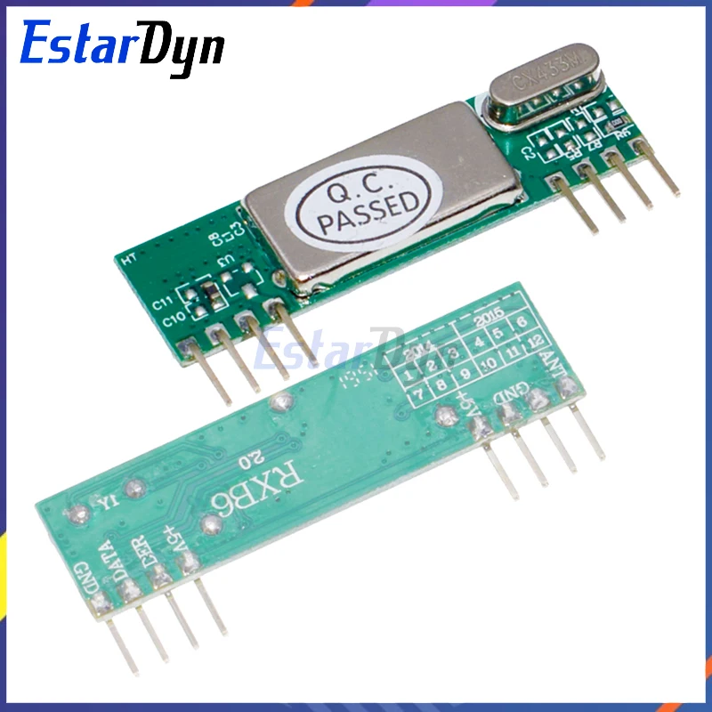Estardyn High Sensitivity 433MHz RF Wireless Receiver Module RXB6 3.3-5.5V for ARM/AVR/IoT Project,