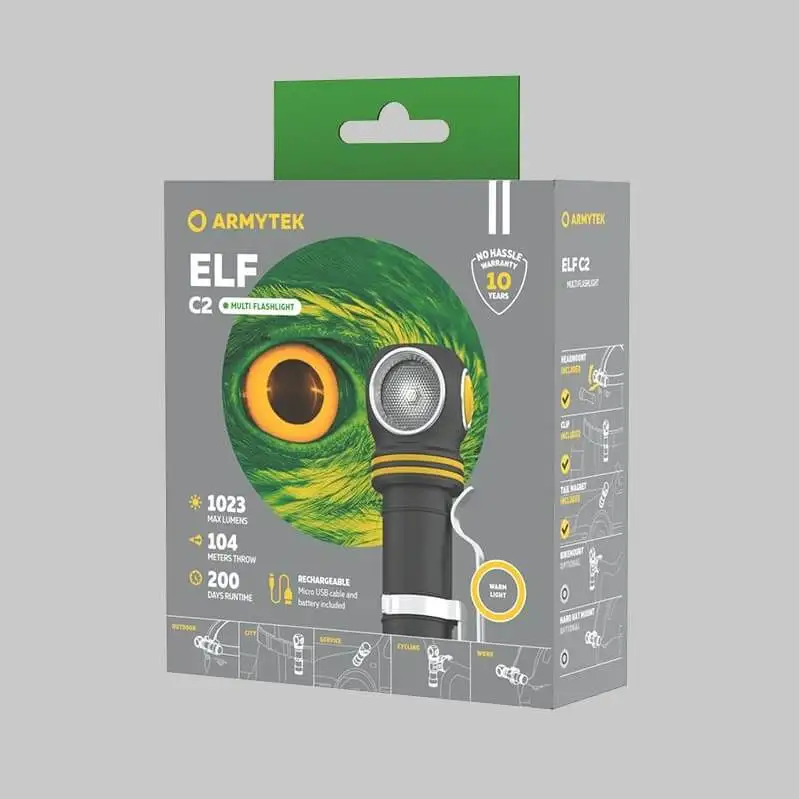 Armytek-Elf C2 Multi Lanterna, 4 em 1