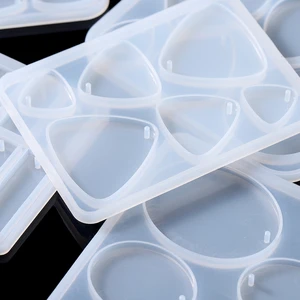 Pense de arete geométrico molde de silicona para resina epoxi arera de arete del arete del aro los amuletas de resina del molde de silicona joya 10 mejores ventas de resina de silicio de ventas - №1