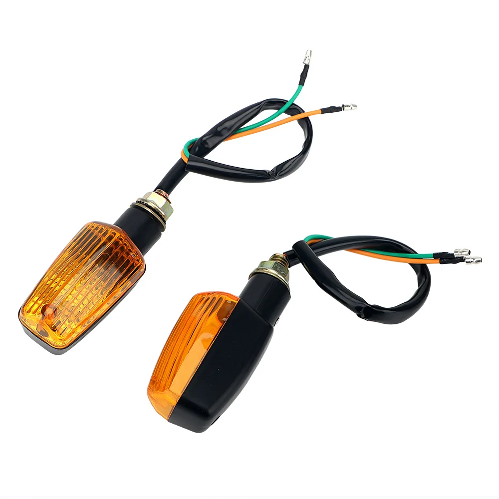 2Pcs Universal Motorcycle Flasher Blub Turn Signal Lamp DC 12V Motorbike Indicator Light Amber Blinker Bulb 8W Moto Accessories