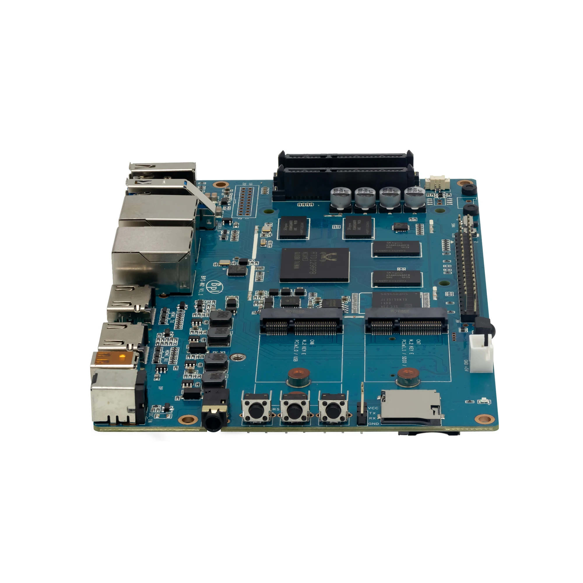 Banana Pi BPI-W2 Realtek RTD1296 Quad Core Processor Motherboard 2G DDR4 SDRAM 8G eMMC Flash Smart electronics Wifi Router Board