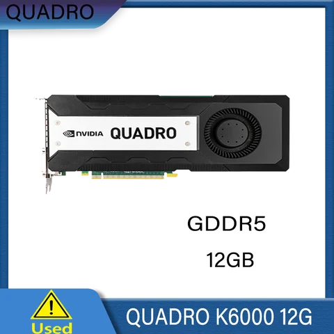 Tarjetas de vídeo gráficas Quadro K6000 12GB DDR5 Tarjeta de vídeo Quadrok6000 Envío rápido