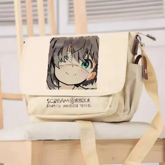 

Takanashi Rikka Повседневная Оксфордская школьная сумка через плечо Студенческий подростковый подарок B1958 Аниме