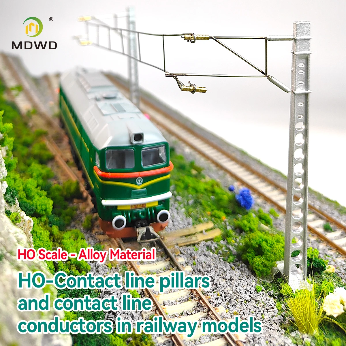 Train Model Single Column Single Arm Contact Network Railway Model Train Simulation Miniature Sand Table Accessories Toy Scene