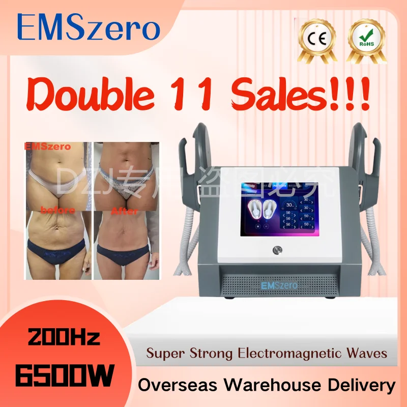 EMSzero Sculpting Machine Double 11 Sales Professional Portable NEO Body Slimming Nova RF Muscle EMS Electromagnetic Stimulate