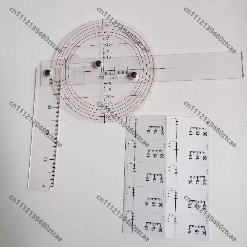 Multi‑Function Spectacle Measuring Ruler Lens Matching Scale Eyeglass Frame Adjustment And Lens Processing Measuring Tool