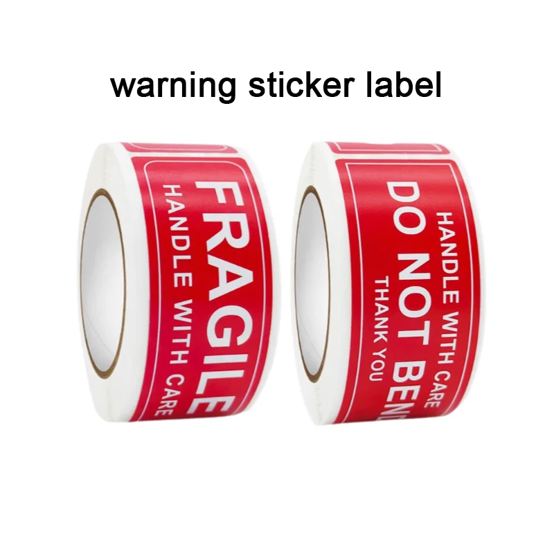 150 Sheets/Roll Fragile Warning Stickers Please Handle with Care for Cargo Transport Used for Mailing Boxes and Envelopes