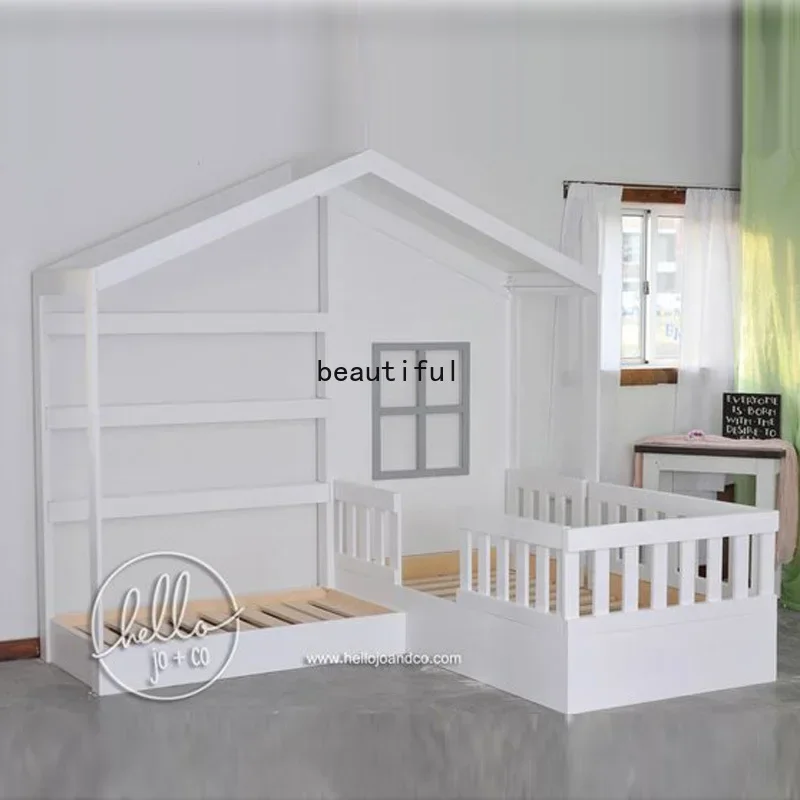 أريكة منزلية ذات وظيفة من الخشب الصلب للأطفال #3