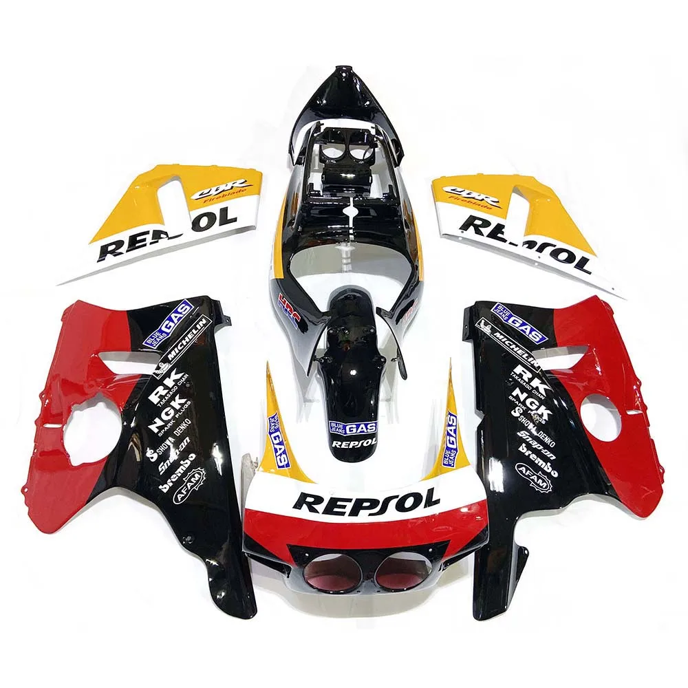 For CBR400RR 1988 1989 Handmade model fairing kit CBR400 NC23 88 89 ABS Repsol Bodywork shell 400rr motorcycle parts