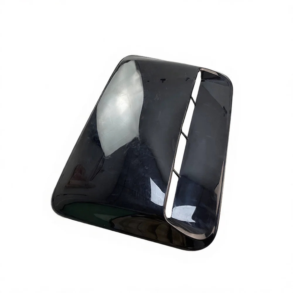 Car Exterior Hood Decorative Vent Leaf Style Intake Scoop Simulation Flow Grill Sticker Universal Automotive Tuning Modification