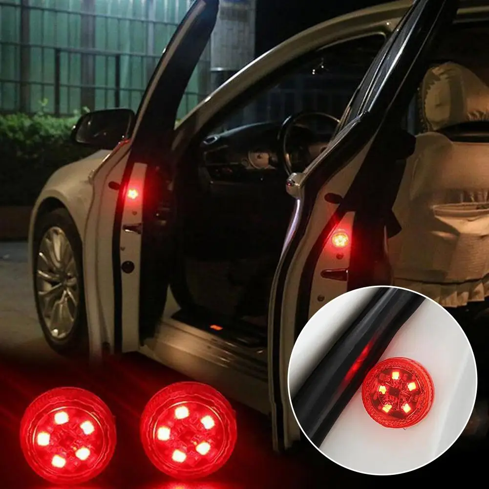 Door Warning Lights Strobe Anti Rear End Collision Alarm Sensor Warning Strobe Wireless Flashing Signal Light Light Magneti V3R6