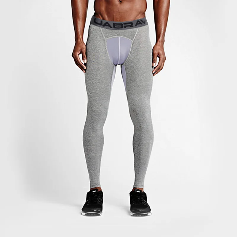 Pantalones ajustados de secado rápido para hombre, pantalones de Fitness para entrenamiento, Base para correr y baloncesto