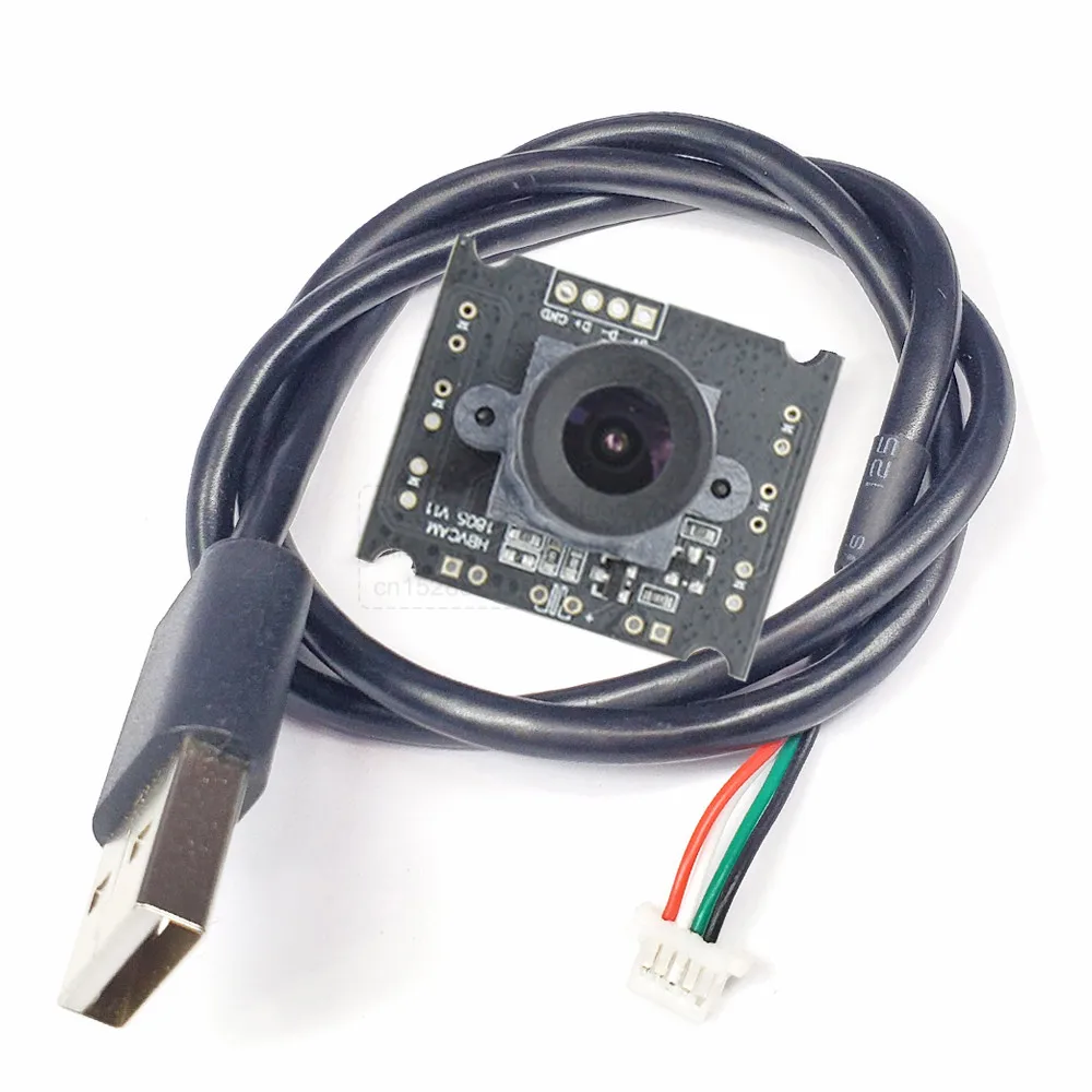 GC0308 USB Camera Module Board with 40CM Cable 72 Degree Adjustable Focal Lens Driver-free CMOS Sensor 0.3 Million Pixels