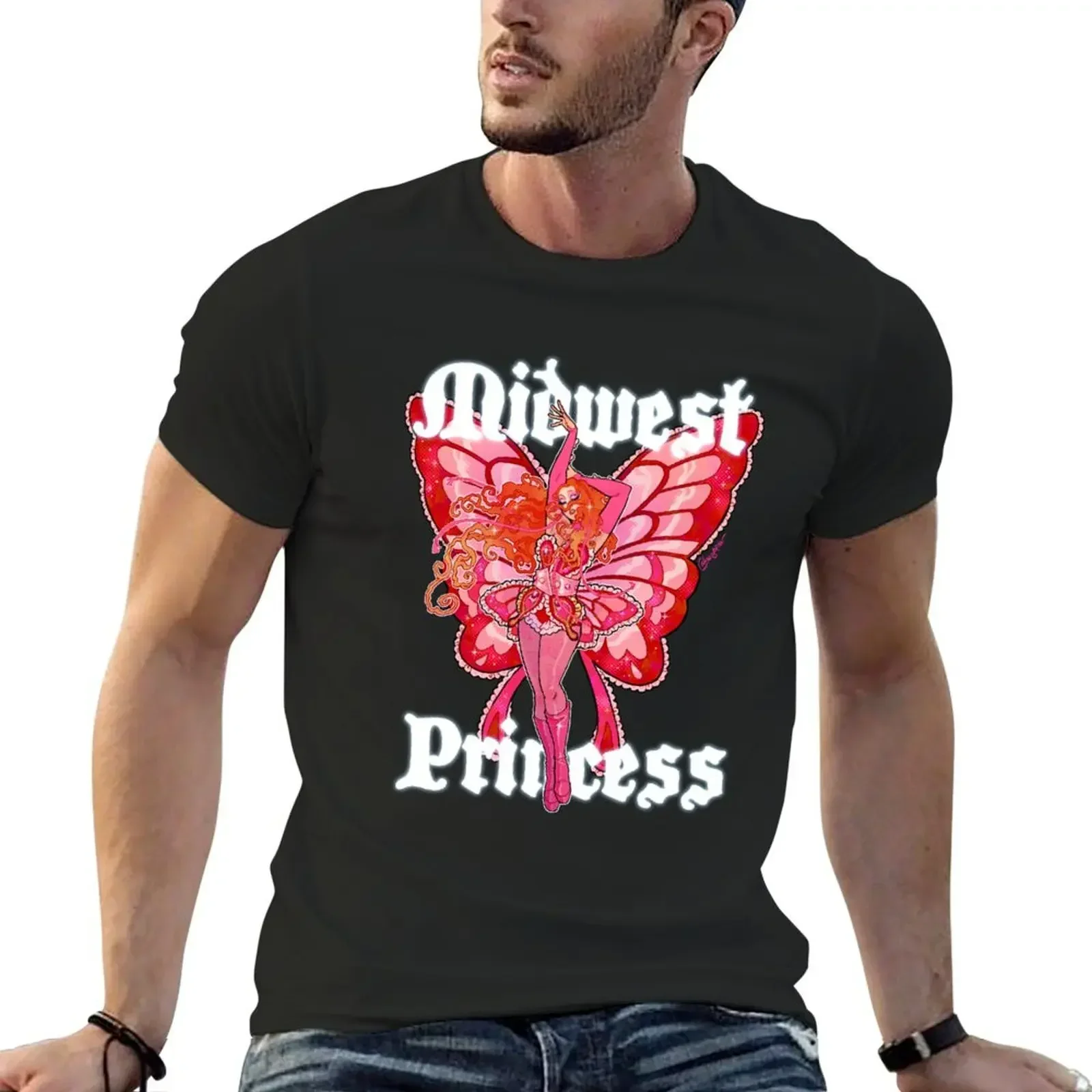 Midwest Princess (no background) T-Shirt anime clothes tees oversized man t shirt compression shirt men