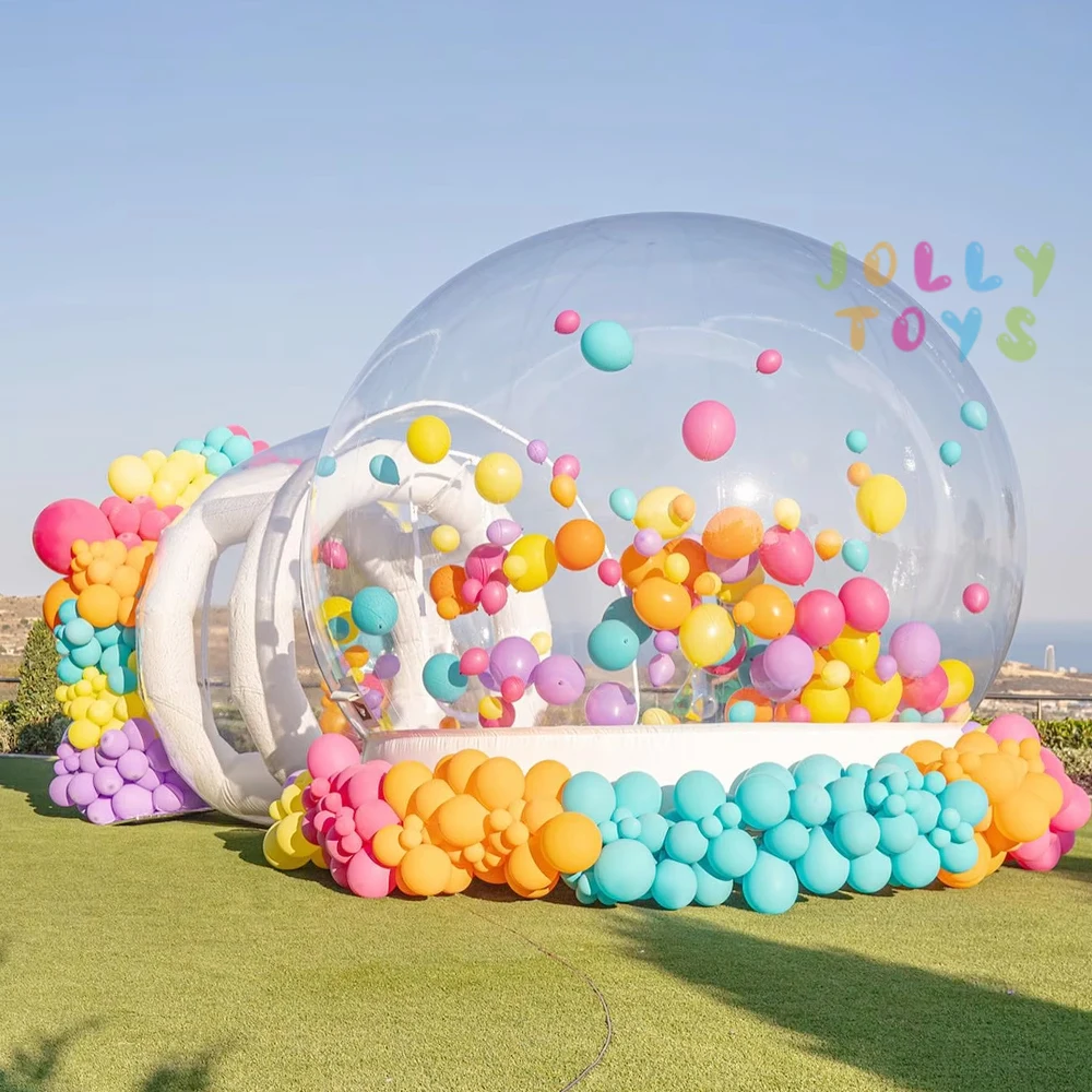 Inflatable Bubble House Transparent Balloon Dome Tent Bouncy Bubble House For Kids Birthday Wedding Party Decoration