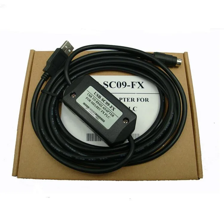 Isolation Chip Cable USB-SC09-FX PLC Programming Cable SC-09 SC09 FX FX1N FX2N FX1S FX3U series PLC programming cable 3m