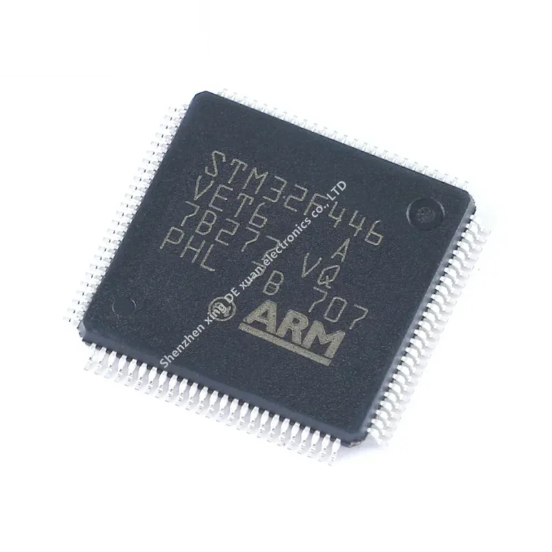 Original STM32F446VET6 LQFP-100 ARM Cortex-M4 ไมโครคอนโทรลเลอร์ 32 บิต-MCU วงจรรวม IC