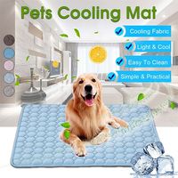 Kids and Adults Keep Cooling Summer Water Absorption Car Sofa Pet Cooling Mat Dog Bed Ice Silk Cat Sleeping Pad