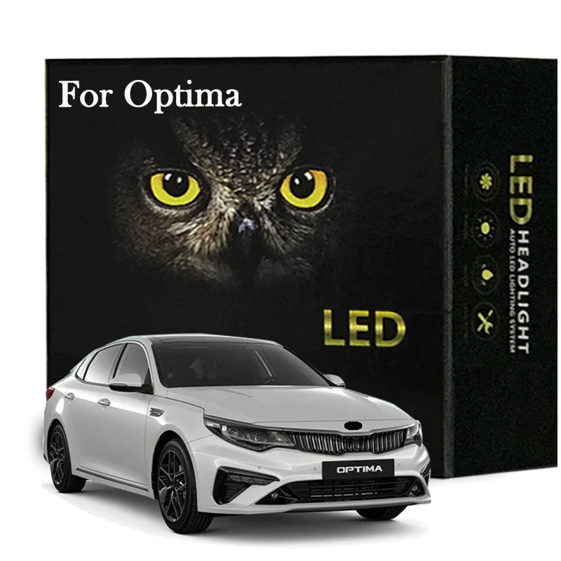 

Led Interior Light Kit For KIA Optima 2001-2015 2016 2017 2018 2019 2020 LED Bulbs Dome Map Vanity Mirror Lights Canbus