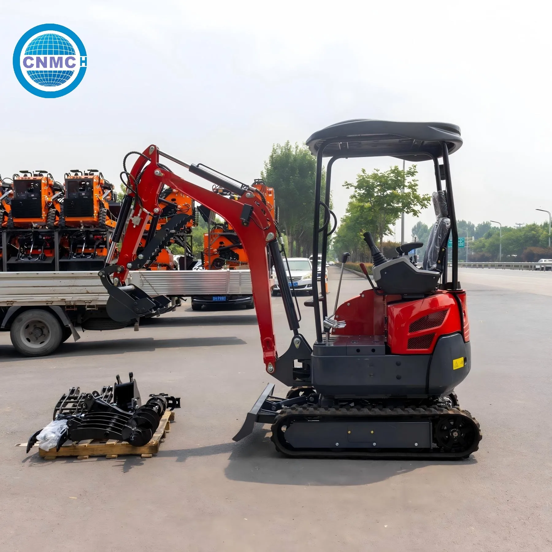 

Мини-экскаватор CNMC 1,8 тонны, компактный, гидравлический, механический, настраиваемый, портативный, для фермы и сада, сертифицирован CE EPA, сделано в Китае