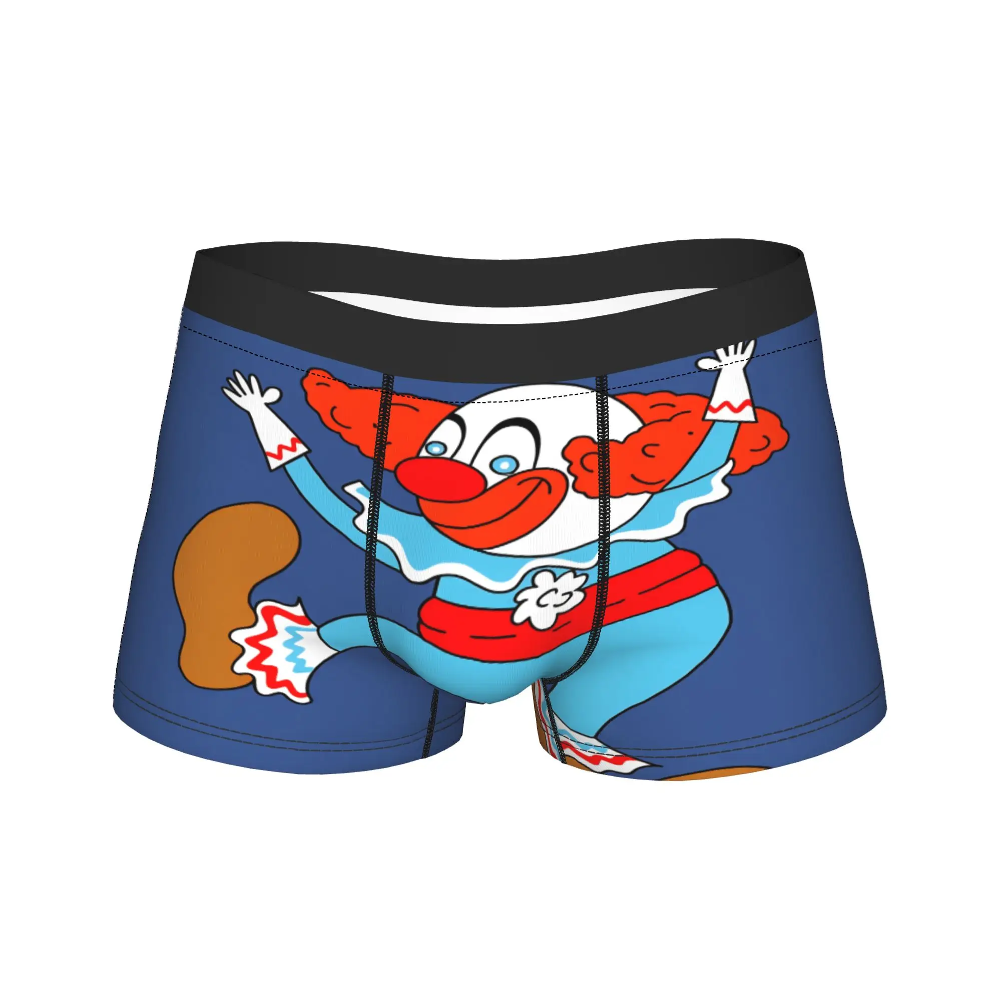 

Funny Clowns B-Bozoeds Underwear Men Shorts Briefs Elastic Trunk High Quality Custom Large Size Panties