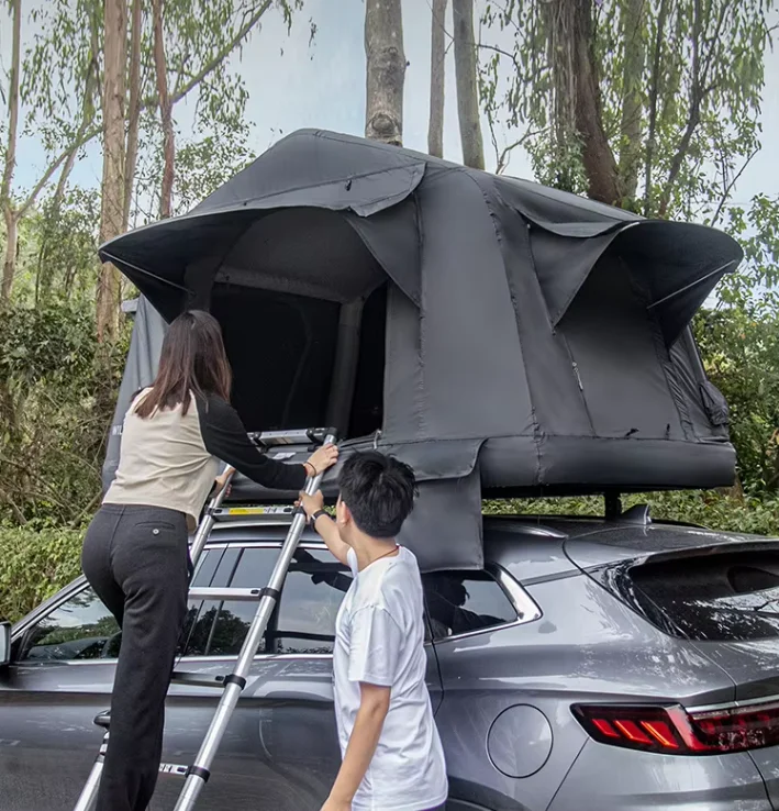 Other Inflatable Roof Top Tent Outdoor Tents Water Proof Shell Wing Large Internal Space Prevent Bumping OEM Glamping Tent