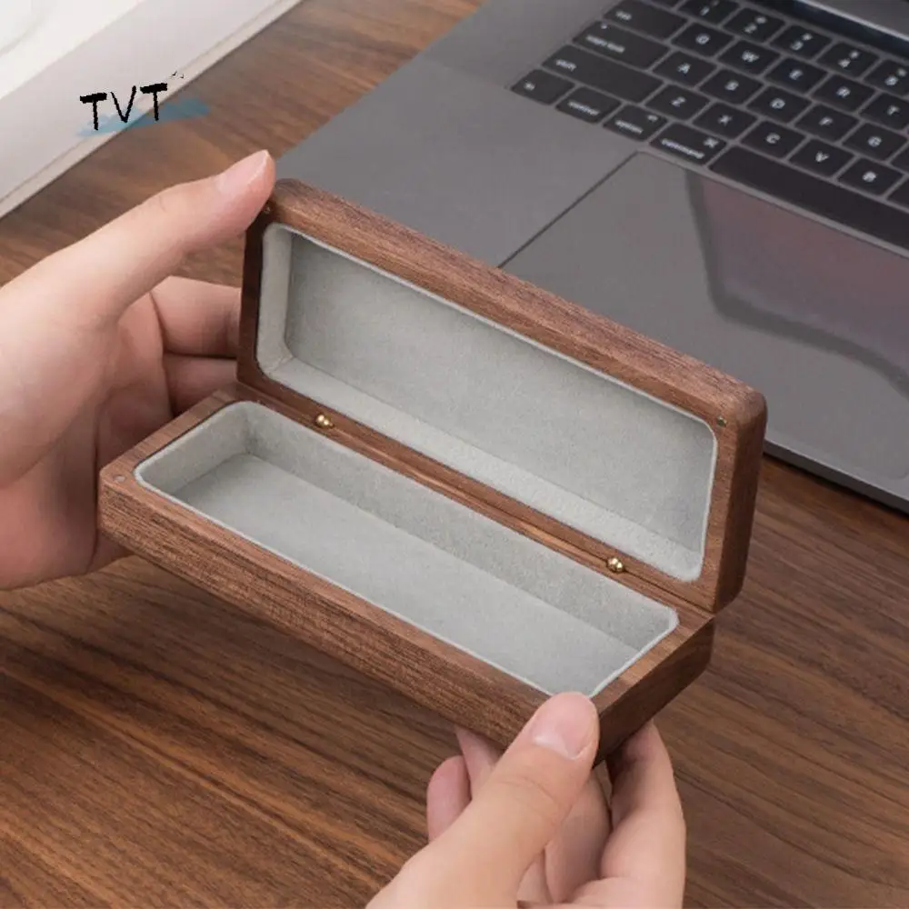 

Деревянный футляр для очков в стиле ретро, большая емкость, защитный футляр для очков с магнитной пряжкой, прочный ящик для хранения орехового дерева с защитой от давления