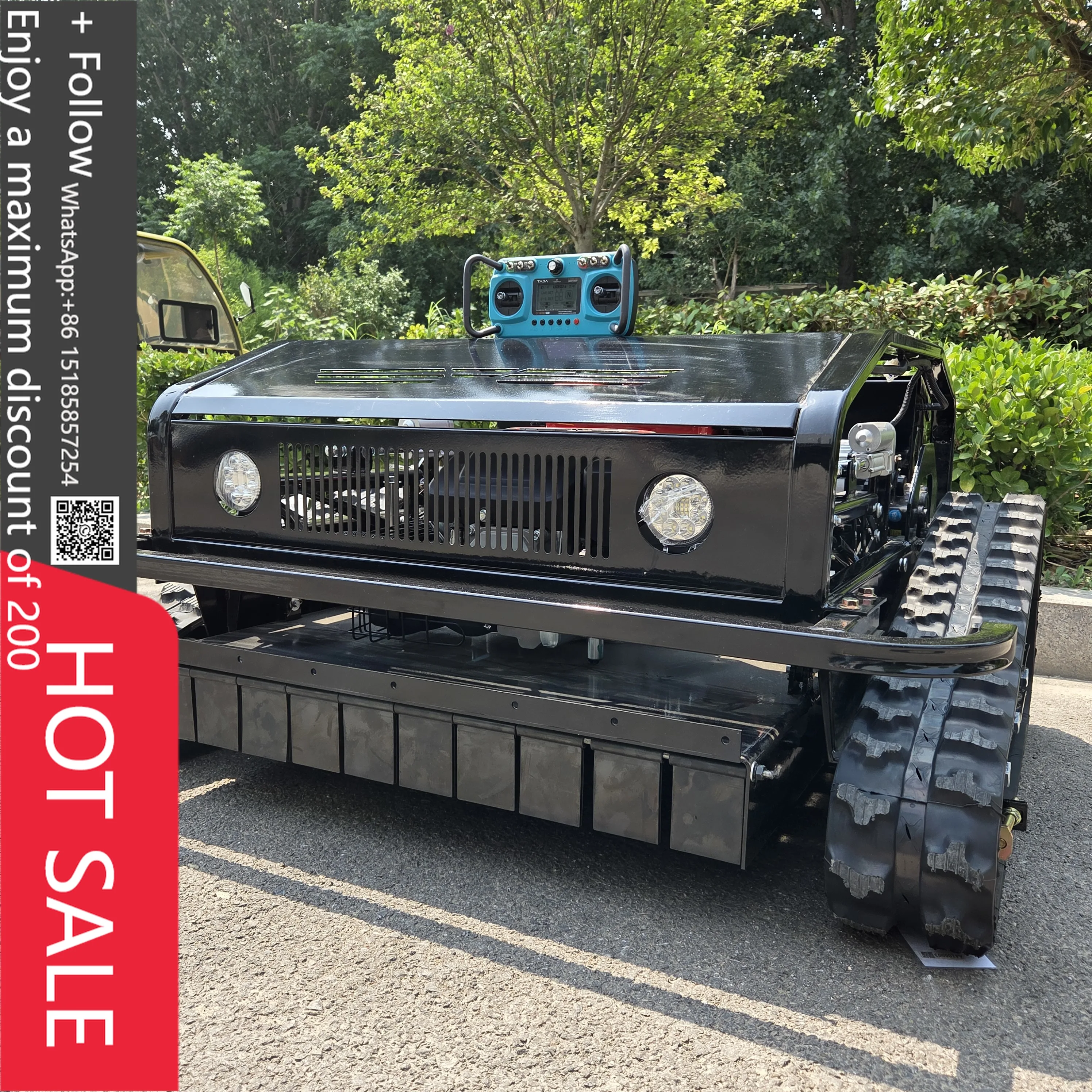 

Zero-turn intelligent remote control brush cutter Portable four-stroke lawn mower Professional definition of efficiency