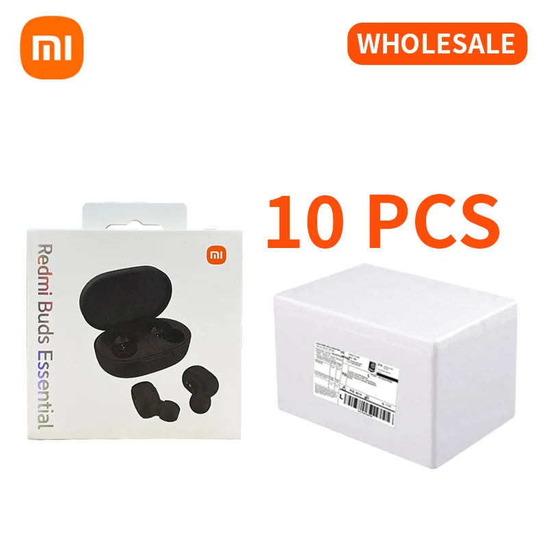 

10 PCS Xiaomi Redmi Buds Essential Classic Earbuds Bluetooth Earphone Ture Wireless Headphone Music Headset for Office Work