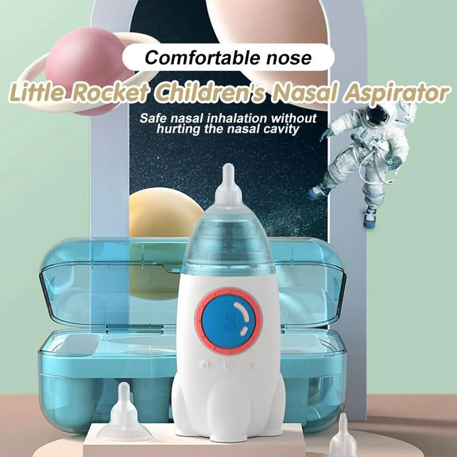 

Rechargeable Baby Nasal Electric 3 Nozzles for Toddlers Infants
