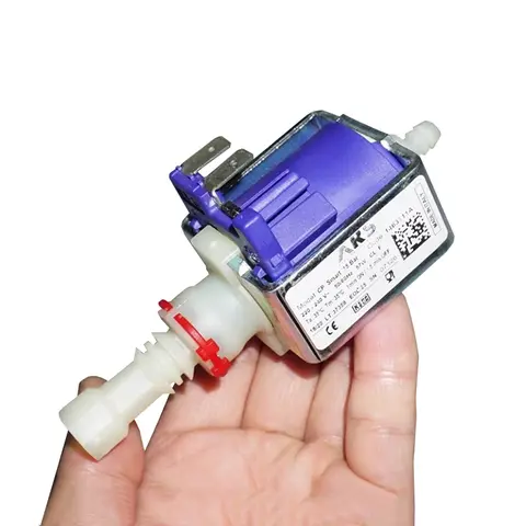 ARS AC 220V-240V 57W 미니 전자기 펌프 커피 기계 워터 펌프 플런저 펌프 고압 흐름 450 cc/min