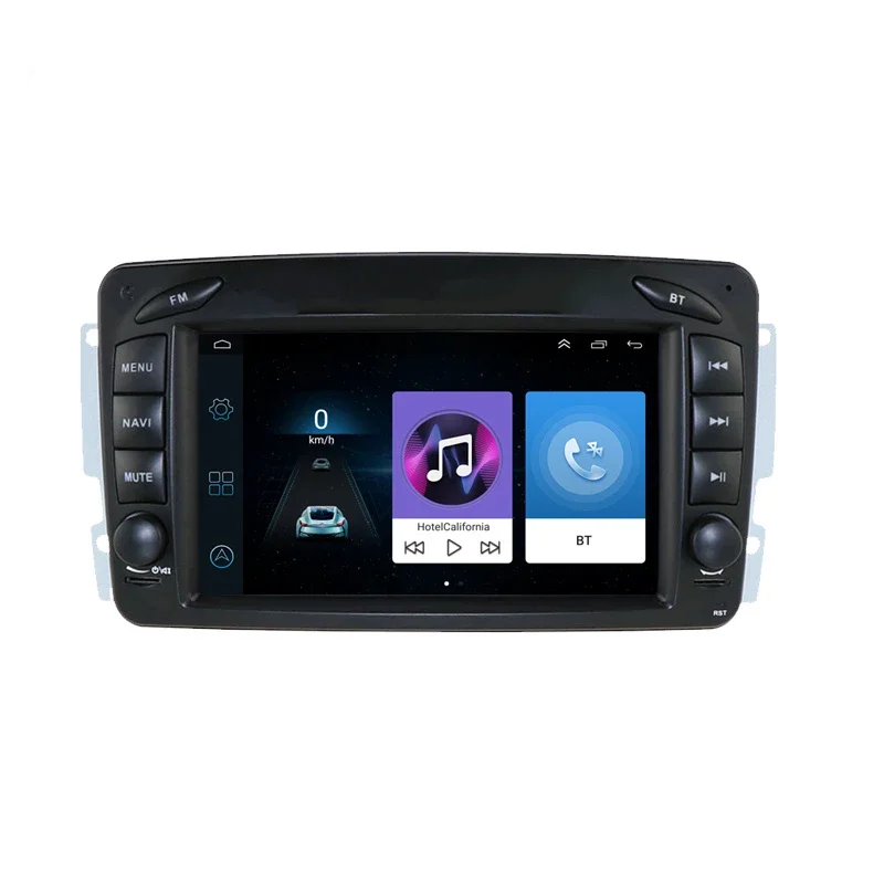 7 inch 2 DIN Portable Car Multimedia System For Mercedes Benz W209 W203 W463 Android Radio GPS Navigation