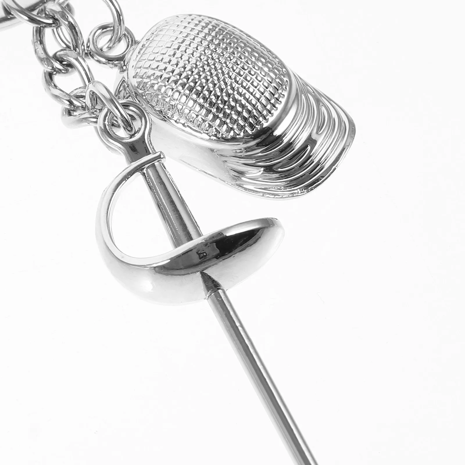 

Брелок-ремешок для ключей в виде меча Берсеркера, серебряный, милый браслет на запястье