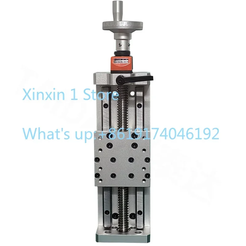 Miniature Manual Linear Sliding Table Module T-type Screw Self-locking Function Fine-tuning Digital Display XY Axis Table