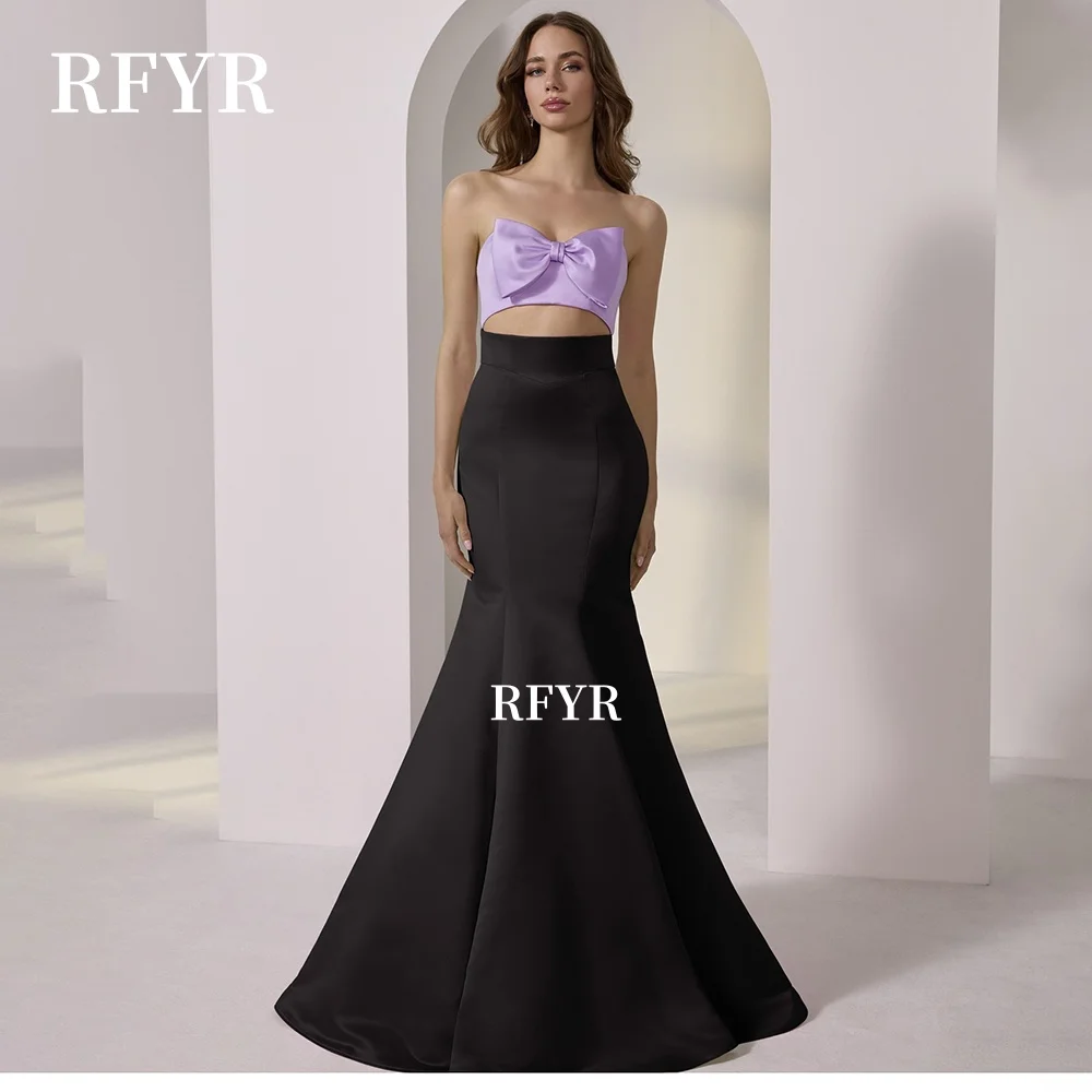 

RFYR Mermaid Evening Dress Cut Out Party Dress Mermaid Prom Dress Formal Occasion Dress مناسبة رسمية Customized