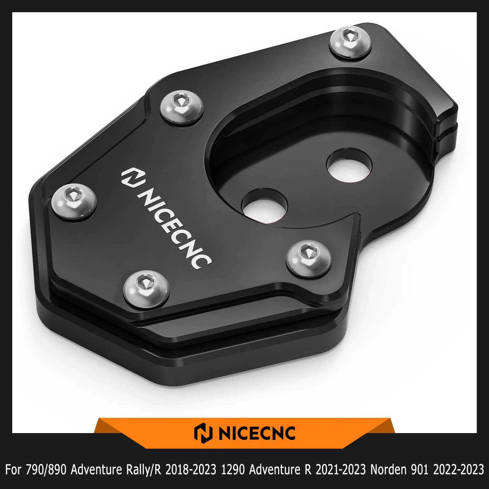 

For KTM 790 890 Adventure Rally /R 2018-2023 Kickstand Footstand Enlarger For KTM 1290 Super Adventure R 2021-2023 Norden 901
