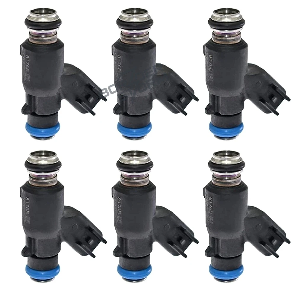 6Pcs 12592648 Fuel Injectors Set 217-2299 FJ705 For Chevrolet Impala Malibu Uplander Buick Lucerne Pontiac G6 3.5L 3.9L V6 Parts