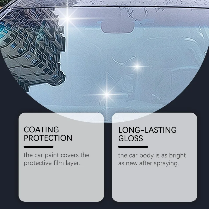 Auto 3 in 1 Ceramic Coating Spray Provides Long - Lasting Shine Hydrophobic and Anti - Oxidation Protection