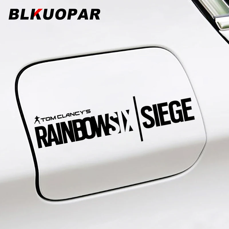 BLKUOPAR Tom Clancy's Rainbow Six Siege: Year 5 Pass Logo Decal Personality Waterproof Car Stickers Helmet Windows Decal Lable