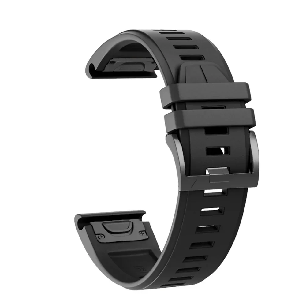 Sport siliconen band voor Garmin Fenix 8 Pro 47 mm 51 mm E 7 7X/Epix Pro/6 6X/Enduro 3 Zachte armband 22/26 mm Quickfit officiële band - afbeelding 1