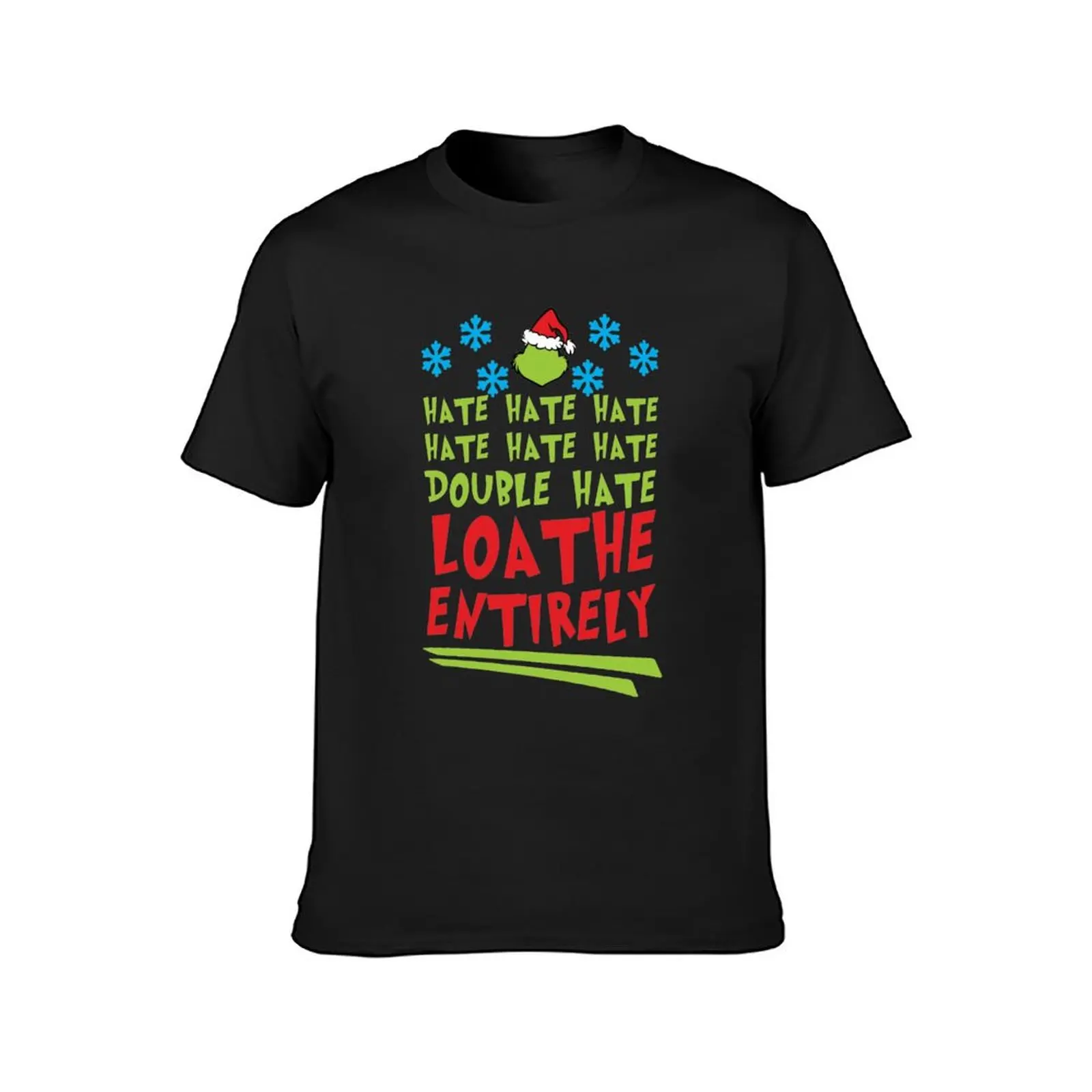 hate hate double loathe entirely T-Shirt plus sizes shirts graphic tees summer top customs heavy weight t shirts for men