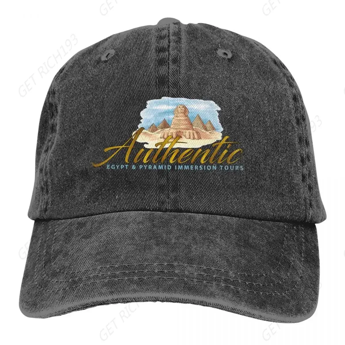 

Pyramid sphinx Cap Men Hats Women Visor Protection Snapback Denim Caps