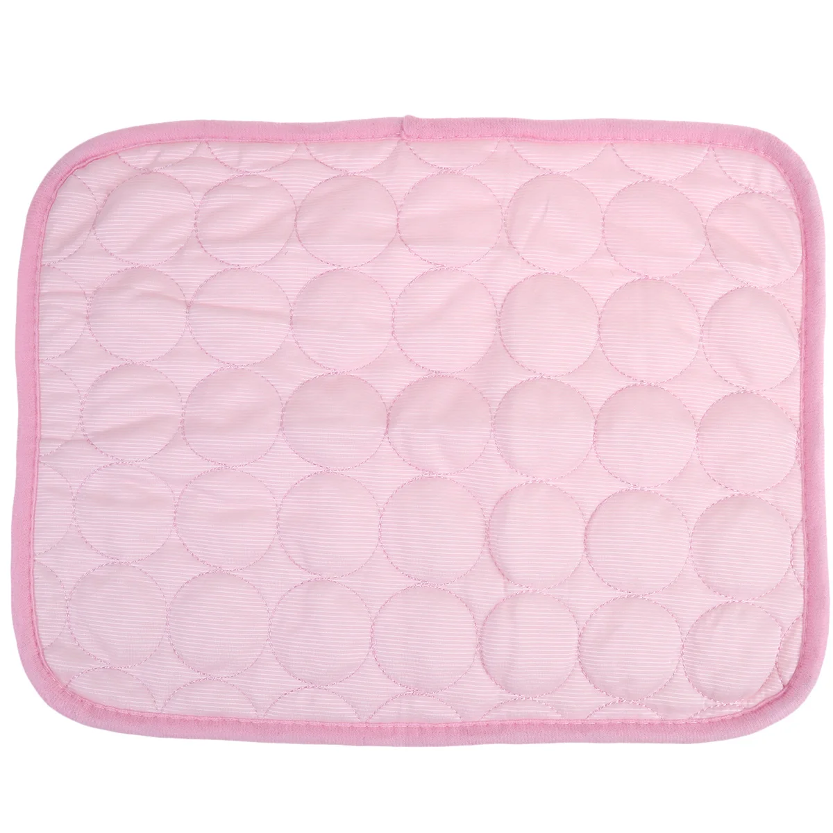 

Pet Cooling 40X30Cm Pink Fabric Lightweight Durable Temperature Regulating Bed For Cat Dog Cool Ice Pad Dog Summer Mat Cat