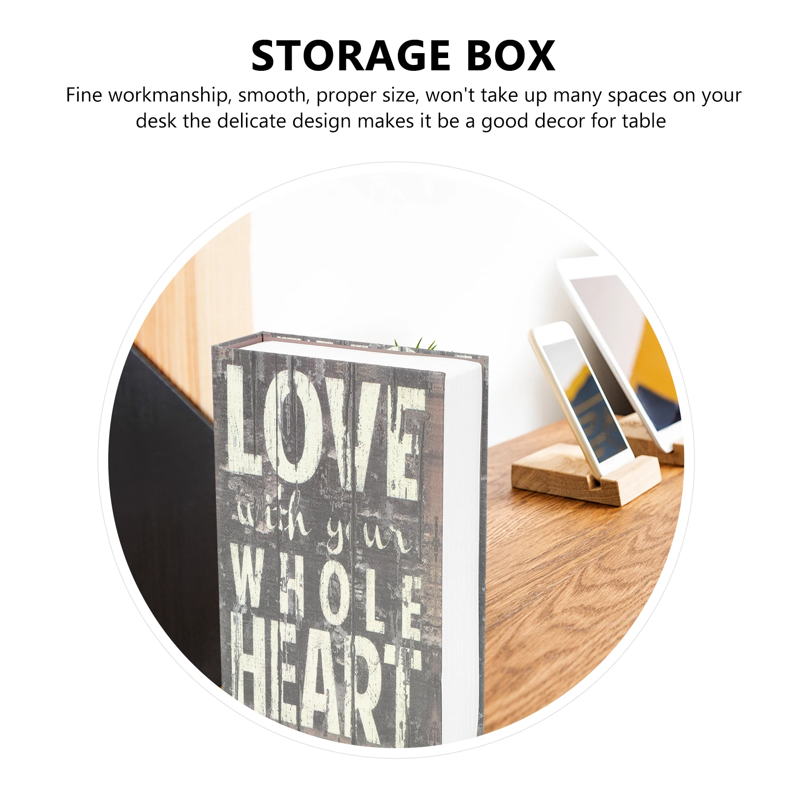 

Multifunctional Desktop Storage Case Coded Lock Jewelry Organizer Vintage Metal Coin Earring Key Sundries Holder Home Decorative